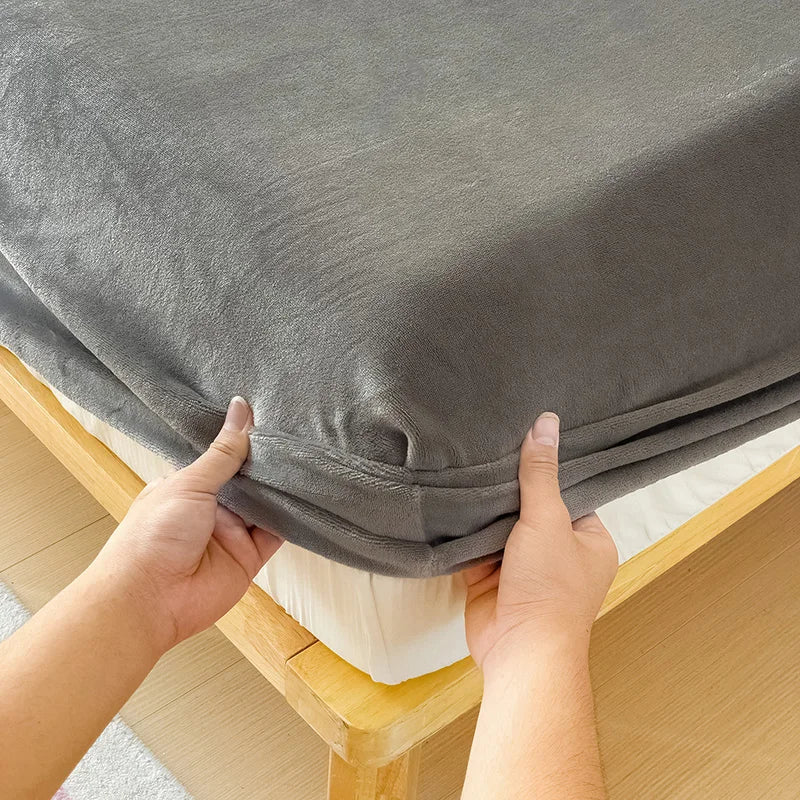 Drap-housse en velours