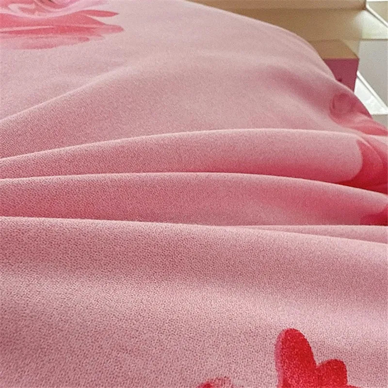 Parure de draps housses fleuris