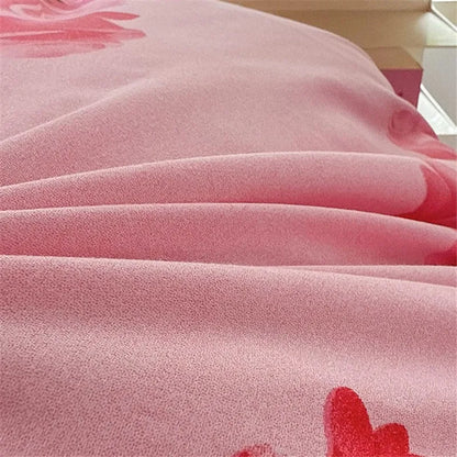 Parure de draps housses fleuris