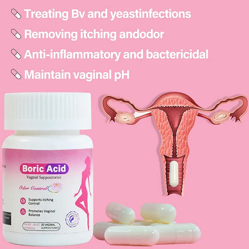 Suppositoires vaginaux à l'acide borique