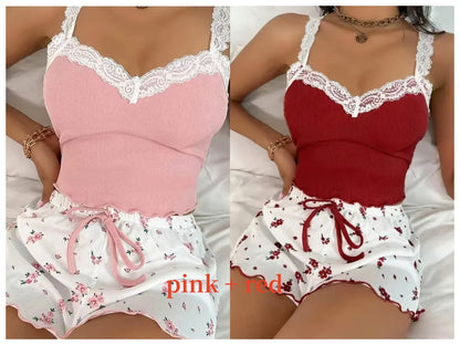Ensemble Caraco et Short Col V