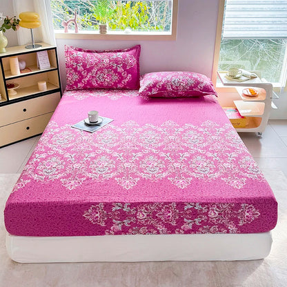 Parure de draps housses fleuris