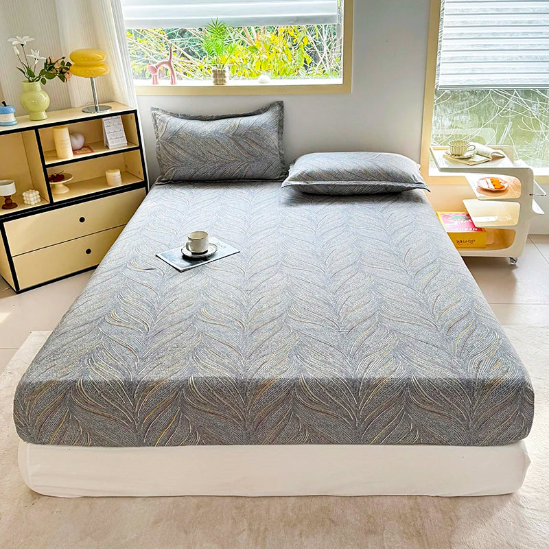 Parure de draps housses fleuris