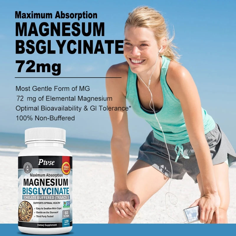 Capsules de Bisglycinate de Magnésium 400 mg