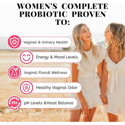 Capsules de probiotiques pour femmes