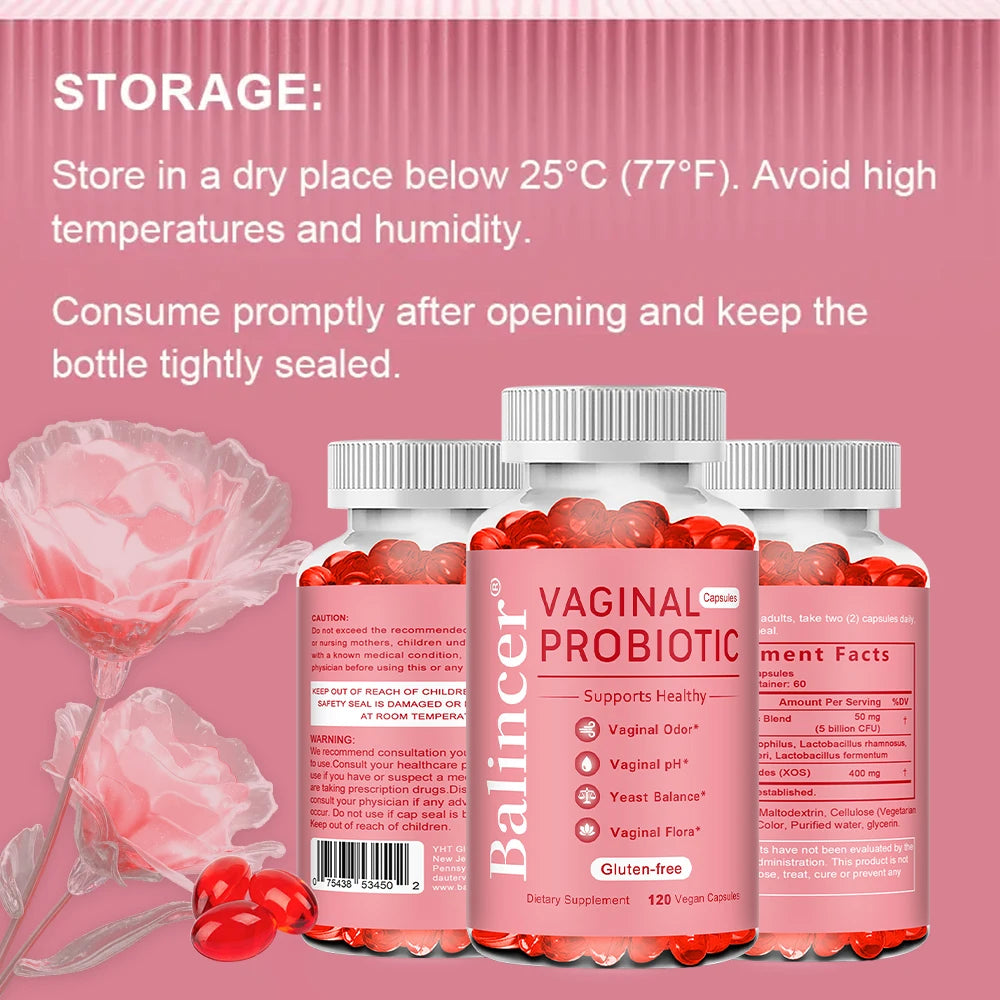 Capsules de soutien immunitaire intestinal vaginal
