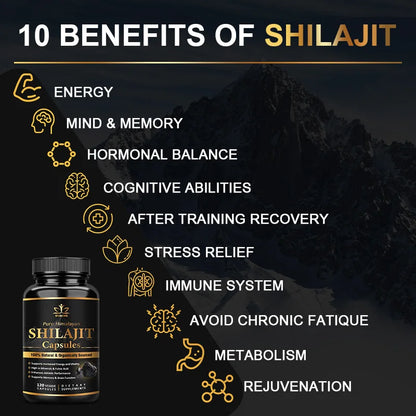 Complément de Shilajit Pur de l'Himalaya