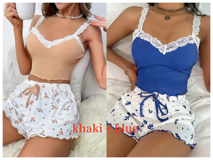 Ensemble Caraco et Short Col V