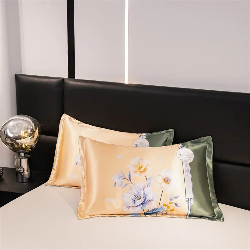 Taie d'oreiller en satin