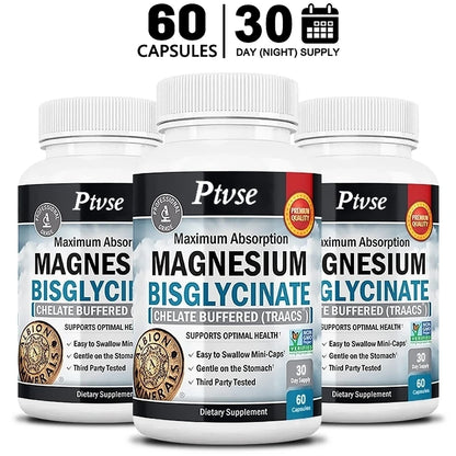 Capsules de Bisglycinate de Magnésium 400 mg