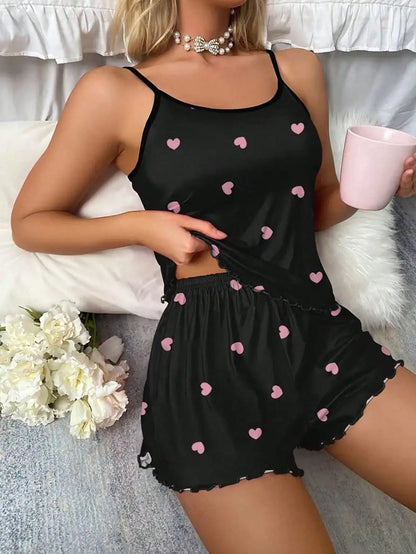 Pyjama Cœur Imprimé