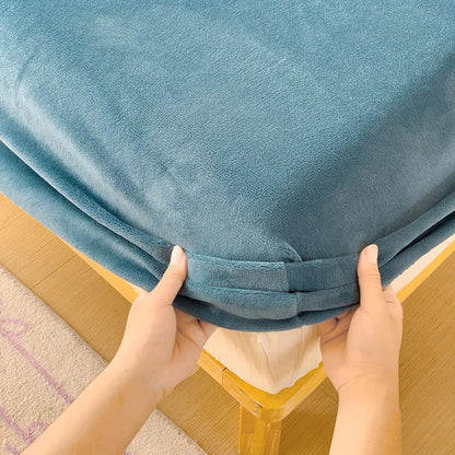 Drap-housse en velours