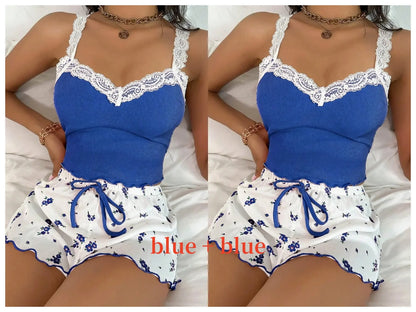 Ensemble Caraco et Short Col V