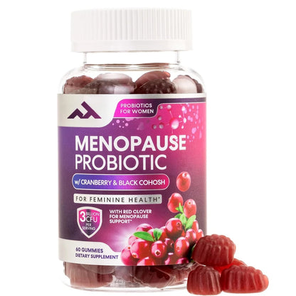 Gummies Ménopause Probiotiques Canneberge