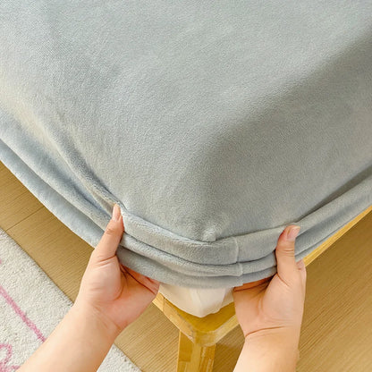 Drap-housse en velours