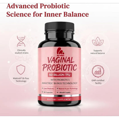 Capsules de probiotiques pour femmes