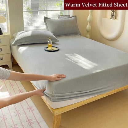 Drap-housse en velours