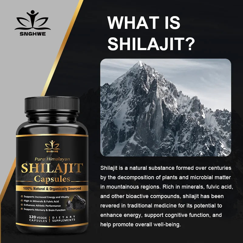 Complément de Shilajit Pur de l'Himalaya