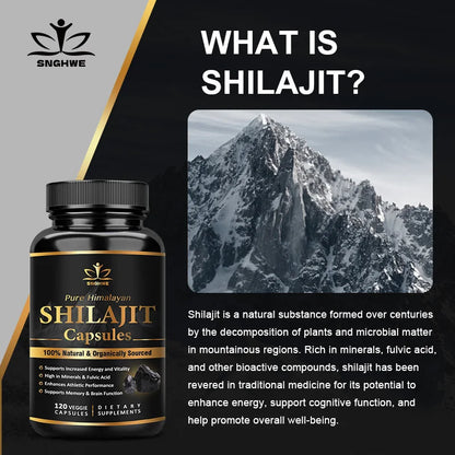 Complément de Shilajit Pur de l'Himalaya