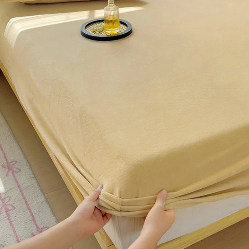 Drap-housse en velours
