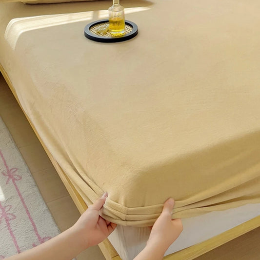 Velvet Fitted Bed Sheet