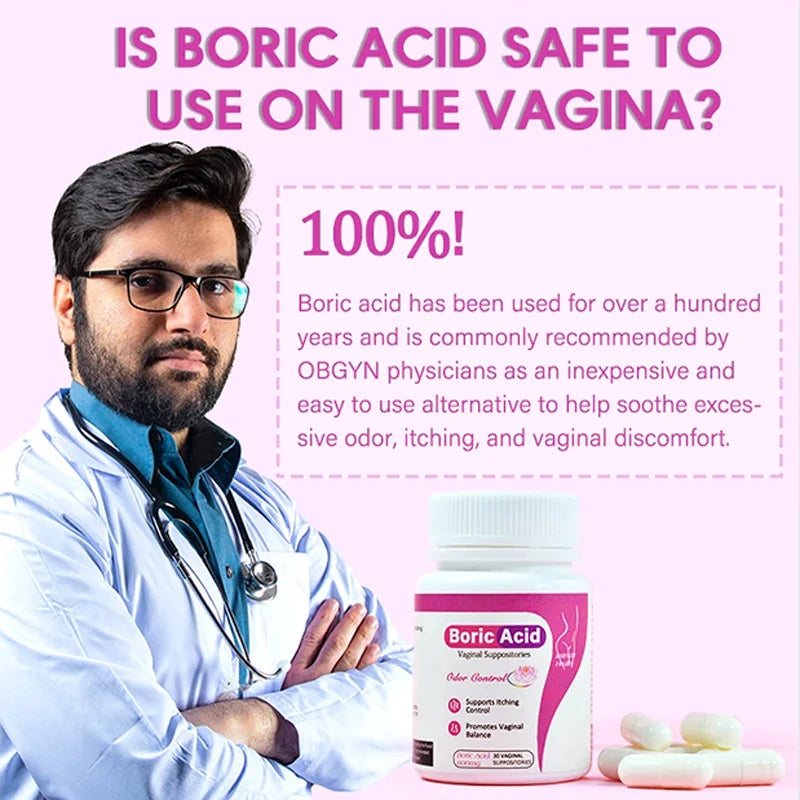Suppositoires vaginaux à l'acide borique