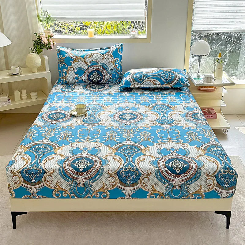 Parure de draps housses fleuris