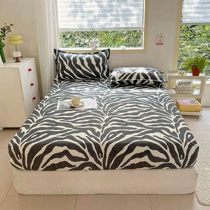 Parure de draps housses fleuris