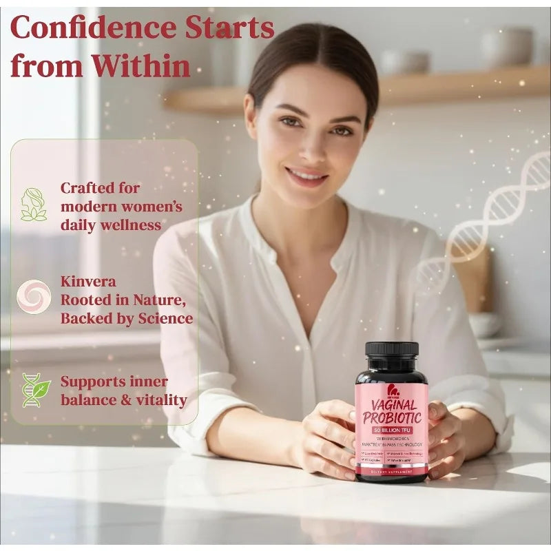 Capsules de probiotiques pour femmes