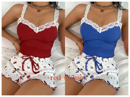 Ensemble Caraco et Short Col V