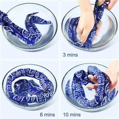 Foulard rafraîchissant pour le cou