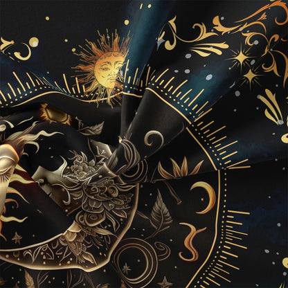 Parure de lit Housse de couette Soleil Lune