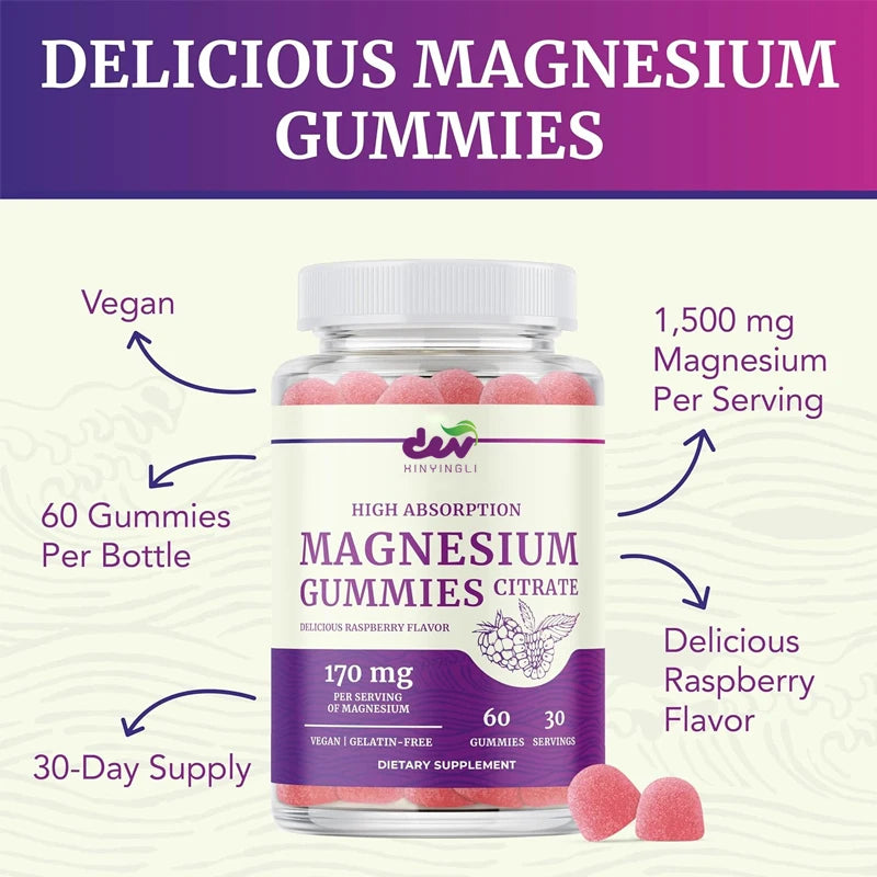 Gummies au citrate de magnésium