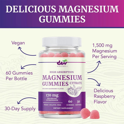 Gummies au citrate de magnésium