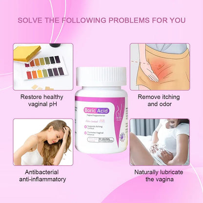 Suppositoires vaginaux à l'acide borique