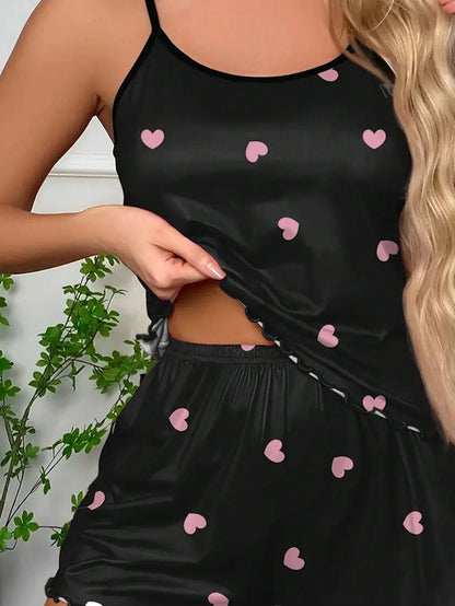 Pyjama Cœur Imprimé