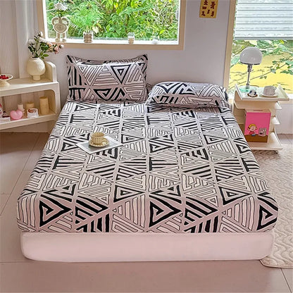 Parure de draps housses fleuris