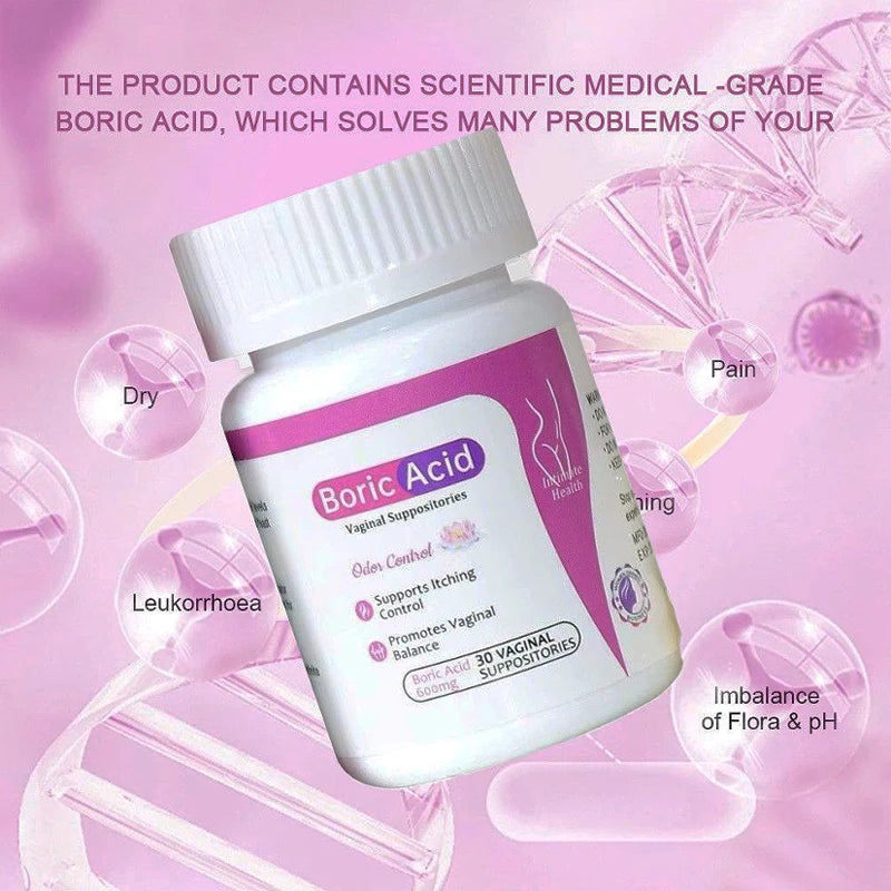 Suppositoires vaginaux à l'acide borique