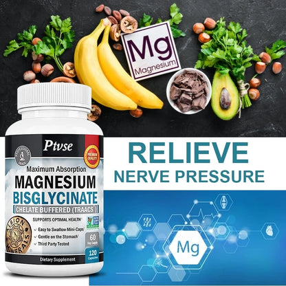 Capsules de Bisglycinate de Magnésium 400 mg