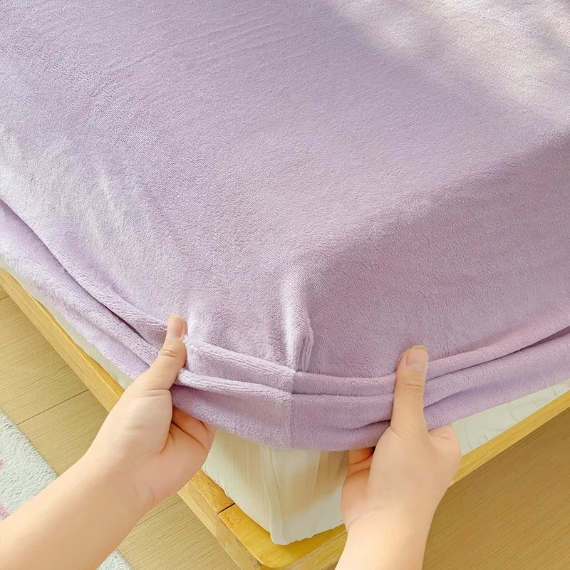 Drap-housse en velours