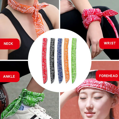 Foulard rafraîchissant pour le cou